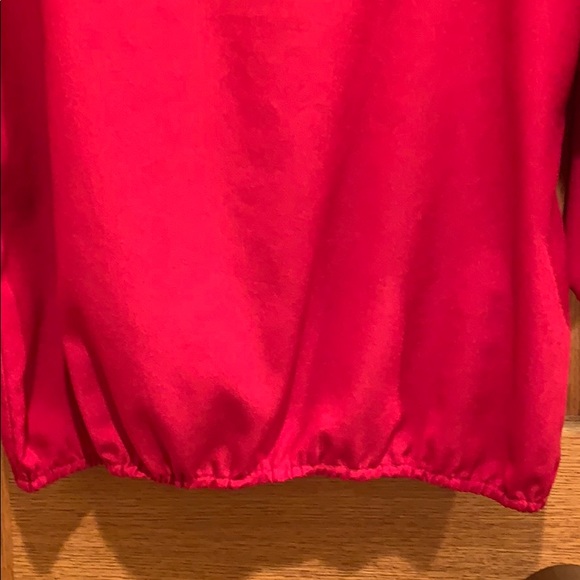 Magenta slit-sleeve New York & Co blouse, medium - Picture 5 of 8
